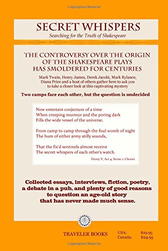 Secret Whispers The Search For The Truth Of Shakespeare David Gowdey 9780991022175 Amazon Com Books
