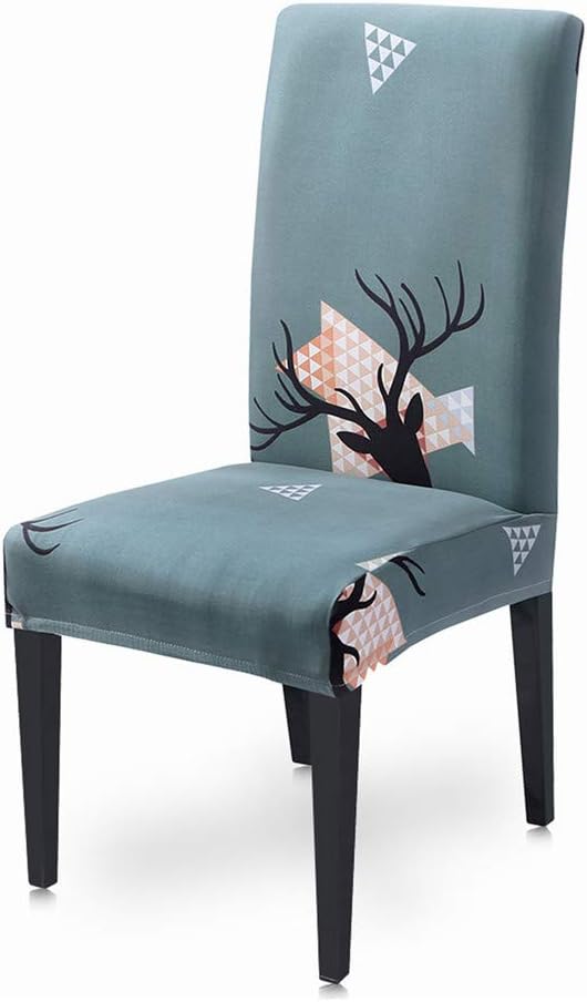 1/2/4/6Pcs Christmas Chair Cover Big Elastic Seat Chair Covers Stretch High Back Slipcovers For Dining Hotel Banquet Part,C,4Pcs