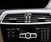 wroadavee Carbon Fiber Console Air Vent Outlet Knob Cover for Benz C Class W204 2010-2013