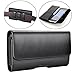 iPhone 7 Belt Clip Case,Premium Leather Holster Pouch Loops Carrying Case with ID Card Holder for Apple iPhone 8, iPhone 7, 6s, 6 (Fits with a Hard Case or Bumper Cover On)