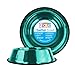 Platinum Pets Non-Tip Stainless Steel Dog Bowl, Caribbean Teal, Large