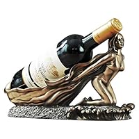 Ffrzd Modern Minimalist Beauty Character Wine Rack Decoration European Creative Artwork Porch Wine Cabinet Decorations