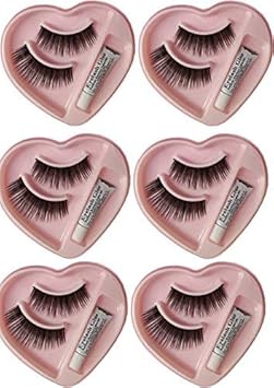 BELLA HARARO Bonjour Fake Eyelashes With Glue (Pair of 6)