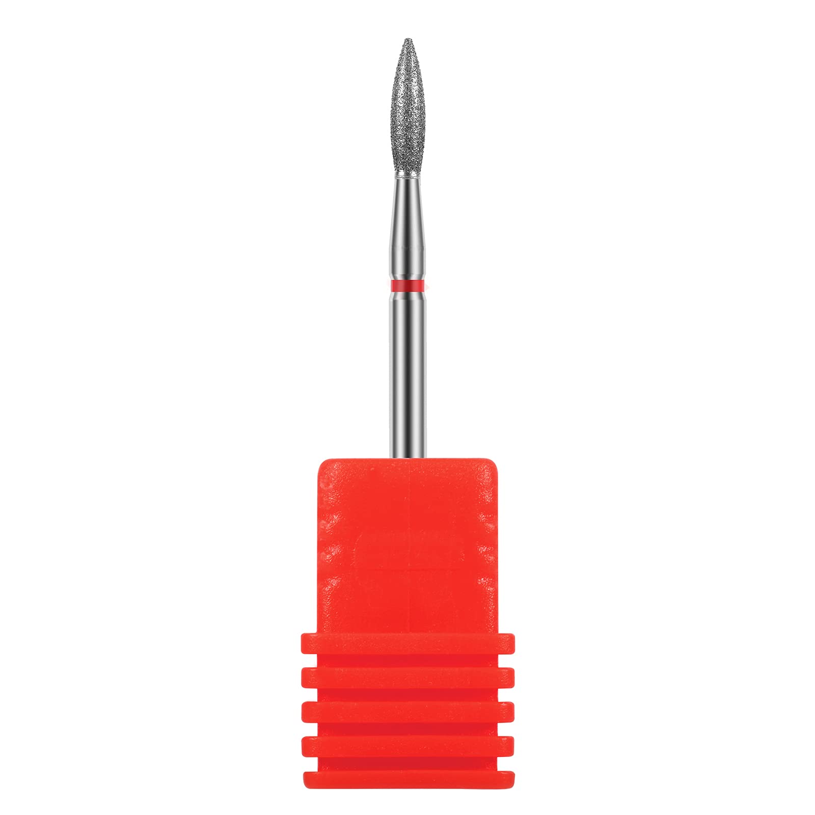 BNG Cuticle Drill Bit for Nails Electric Nail Drill File Professional 1 Pcs Cone Diamond Carbide Cuticle Cleaning Efile Bits Nail Art Replacement Burr Manicure File Tool