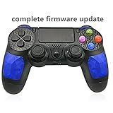 Wireless PS4 Gaming Controller, Double Shock4 Joystick Gamepad with Micro USB for Playstation4, Support Laptops, Desktop Computers and Smart TVs (Diamond)