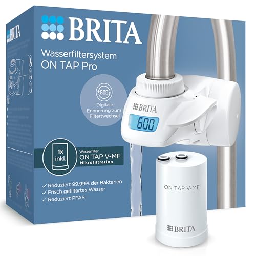 BRITA ON TAP Pro Wasser-Filtersystem für den Wasserhahn, 1x V-MF Filter
