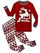 IF Pajamas Christmas Baby Girls Pjs 100% Cotton Long Sleeve Newborn Pajamas Sets Size Red 6-12 Months