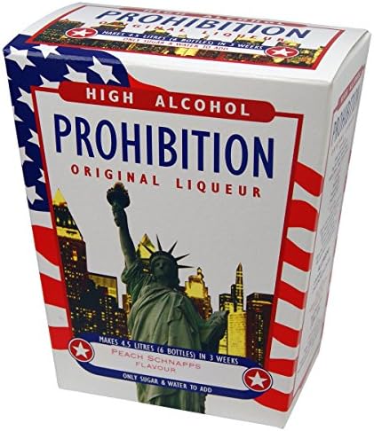 Prohibition Peach Schnapps - High Alcohol Homebrew Liqueur Ingredient Kit