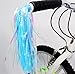 VNDEFUL 2 Pcs Bike Handlebar Streamers, Childrens Bicycle Handlebar Sparkle Retro Tassels /Trike Scooter Handgrip Colorful Ribbons Accessories (Blue)thumb 3