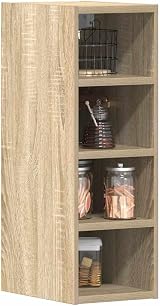 vidaXL Hanging Cabinet Sonoma Oak 60 cm Wall Mounted Kitchen Cupboard view 2
