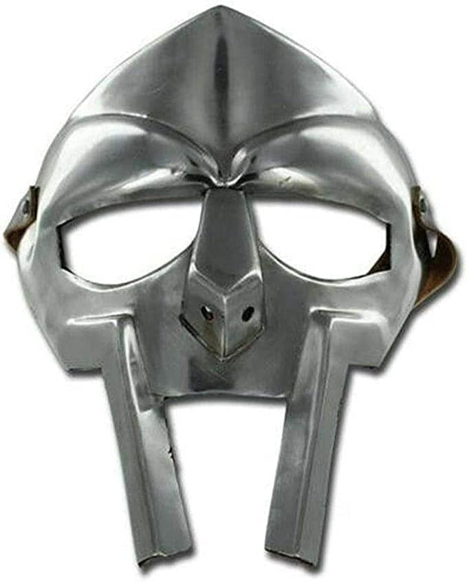 TUBAZ MF DOOM Mask Mad-Villain Face Armour Medieval Hand-Forged Doom Mask Tribute to MF Doom!