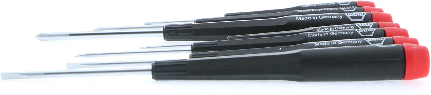 Wiha 26197 7 Piece Precision Slotted and Phillips Screwdriver Set - - 