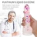 Confetti Silicone Crystal Clear Dildo - Adult Sex Toys 7.87 Inches Realistic Dildo with Powerful Suction Cup, Waterproof & Skin-Friendly Material G-Spot Vaginal Lifelike Dildo