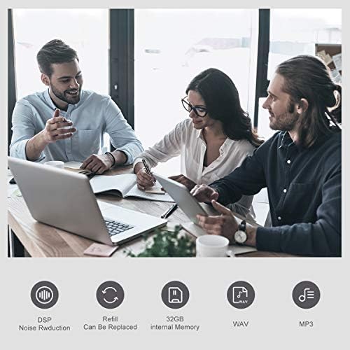 Digital voice recorder with 32GB storage capacity, priced between $32.99 and $34.99 as of August 9, 2023.