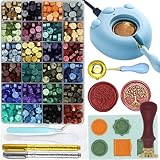 Wax Seal Kit with 24 Colors Wax Seal Beads