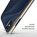 Ringke Wave Case Compatible with iPhone X iPhone 10, Qi Wireless Charge Compatible Dual Layer Heavy Duty Textured Shock Absorbent Drop Resistant Protection Design Cover - Marina Gold