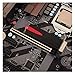 Jker Tech M.2 SSD Drives Mounting Screws Kit Components for Asus ASRock Motherboard and NGFF