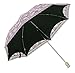 Leegoal Ladies Umbrella Lace Parasol Folding Umbrella Sun Shade Anti-uv (pink)