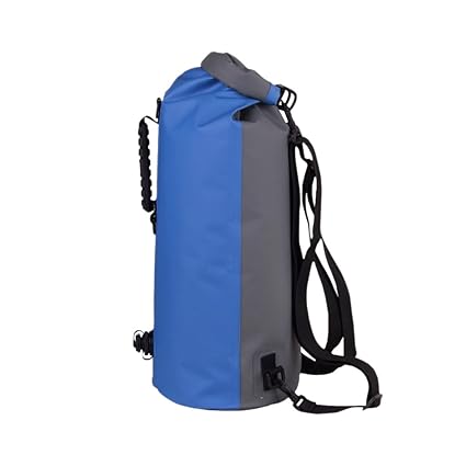 NYLSA Durable Use 60L Capacity Waterproof Drift Dry Bag for Outdoor Water Sports River Rafting Canoe Floating Camping Boating Blue