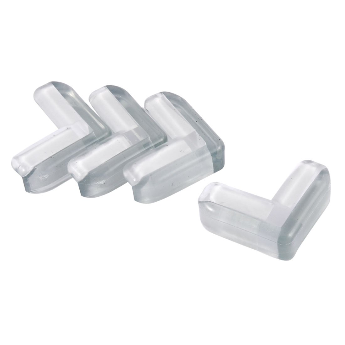 sourcing map Furniture Glass Table Desk Corner Guards Edge Protector Cushion 4pcs
