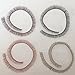 4PCS (20*8CM) Bjd/sd False Eyelashes Doll Eyelash Strip for Reborn Dolls Eyelashes - 4 Color:Brown/black/red brown/light grey