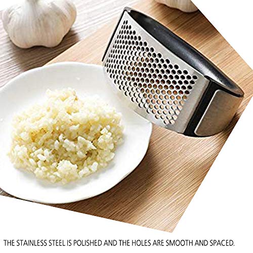 image for HOXHA Garlic Press Squeezer, Stainless Steel Mincer Ginger Crusher Pee