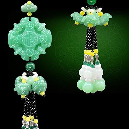 Zhiming Car Pendant car interior ornaments car rearview mirror hanging decoration jade Pixiu jewelry car Hanging