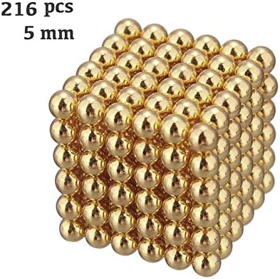magic Balls Sculpture Toy - 5mm Large Size- (5mm, Gold)