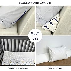 EPHEDORA Triangle Bed Wedge Pillow for Headboard