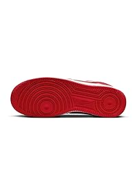 NIKE Men's Court Vision Low Sneaker, University Red