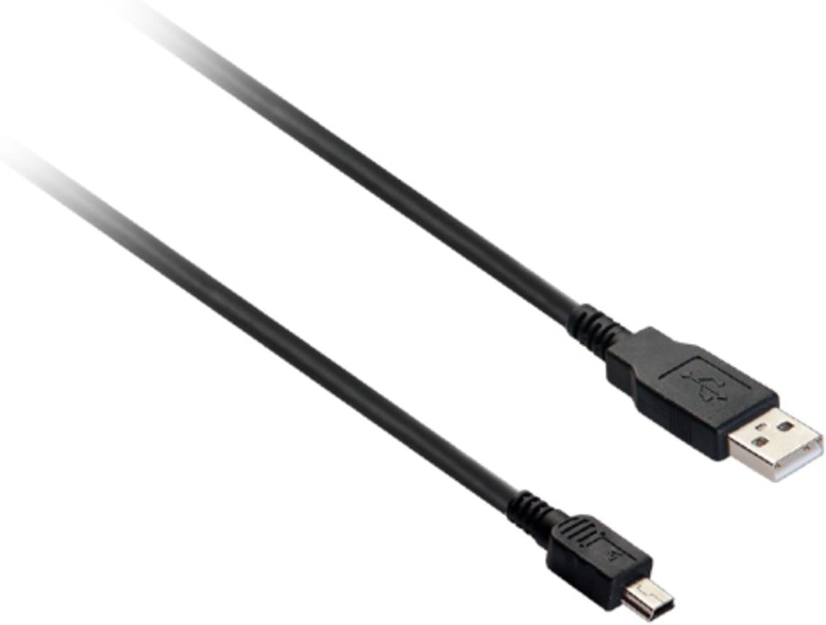 V7 V7E2USBAMIB-1.8M 1.8 m Male to Male USB 2.0 A to Mini-B Cable - Black, 1.8 Meters - Image 3