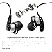 TKKOK Earphones Headphones in-Ear Earbuds with Microphone, Powerful Bass Driven Sound, Ergonomic Design for iPhone, iPad, iPod, Android Smartphone, Tablet, MP3 Player and Many More