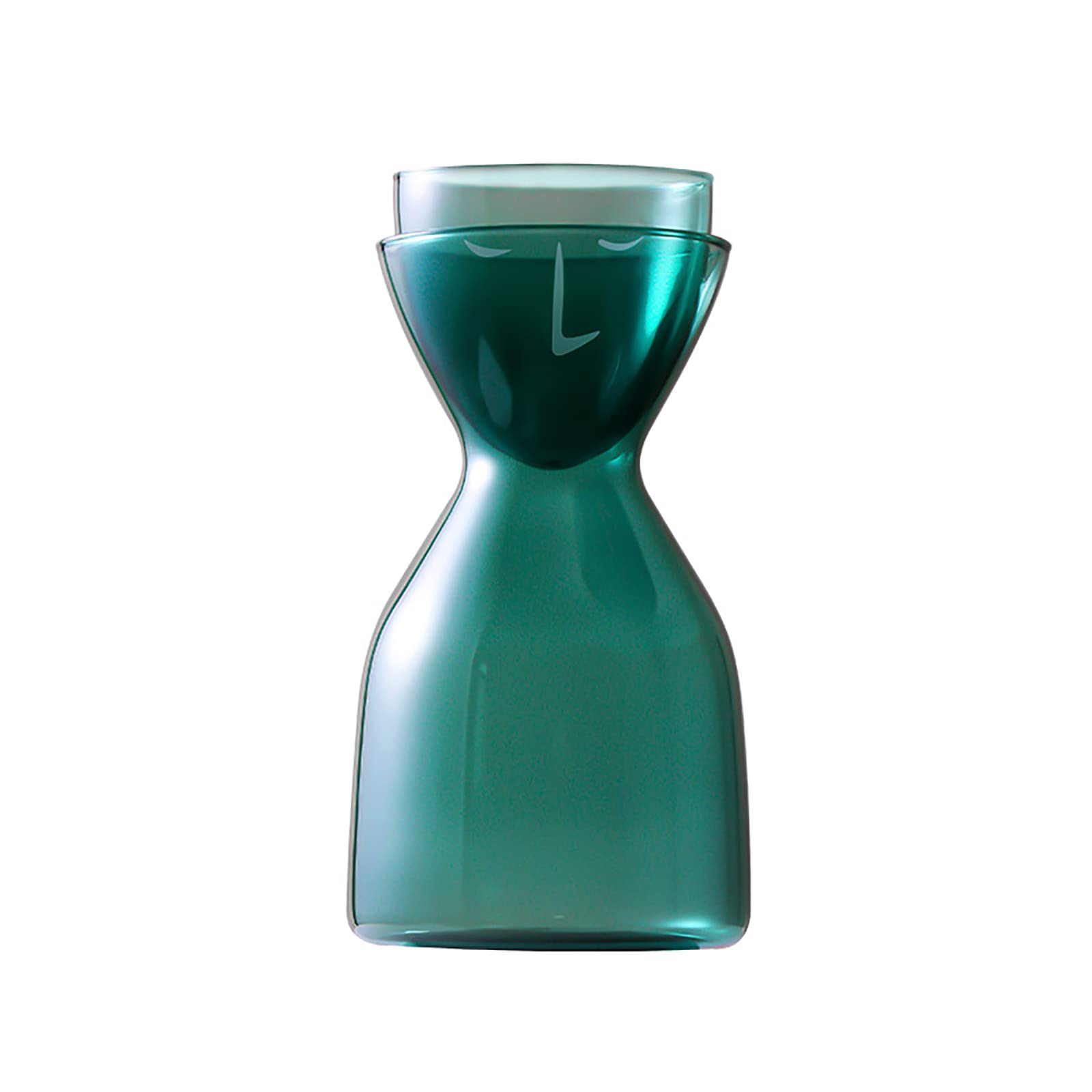 DCQRY Clear Bedside Water Carafe Set with Tumbler Glass for Bedroom, Bedside Nightstand Pitcher and Glass, Mouthwash Bottle for Mouthwash, Lemonade