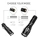 Moobibear Rechargeable LED Tactical Flashlight & Accessaries, Ultra Bright Handheld Flashlight with Adjustable Focus & 5 Lighting Modes, Water & Shock Resistant Torch For Camping Hiking