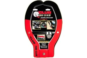 Winner International The Club 491 Tire Claw XL Security Device, red black