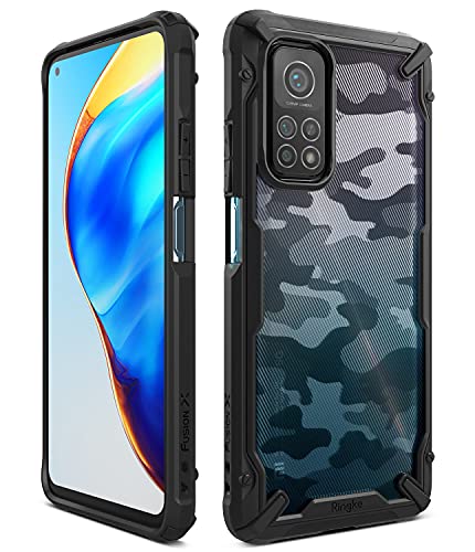 Ringke Fusion-X for Xiaomi Mi 10T 5G / Mi 10T Pro 5G Case Back Cover, [Military Drop Tested] Hard PC Back TPU Bumper Impact Resistant for Mi 10T 5G / 