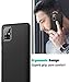 Sunnyw Samsung A51 Case, Galaxy A51 Case, Samsung Galaxy A51 Case (NOT for 5G Version) with Tempered Glass Screen Protector, Ultra Slim Ribbed TPU Shock Absorbing Scratch Resistant Case (Black)