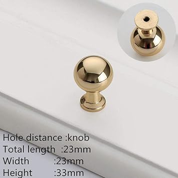 Pomos Y Tiradores Gabinete 3 Piezas De Muebles Dorados, Manijas