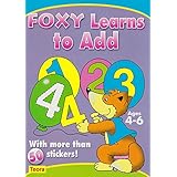 Preschool Sticker Activity book: Foxy Learns to Add