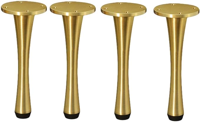 Möbelbeine, Schrankbeine, Badezimmerschrankbeine Bettbeine, Messing aus
