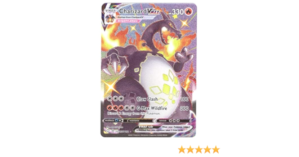 Read Description Pokemon Cards Guaranteed Shiny Charizard Vmax Sv107 Chance Pokemon Individual Cards Collectible Card Games Toys Hobbies