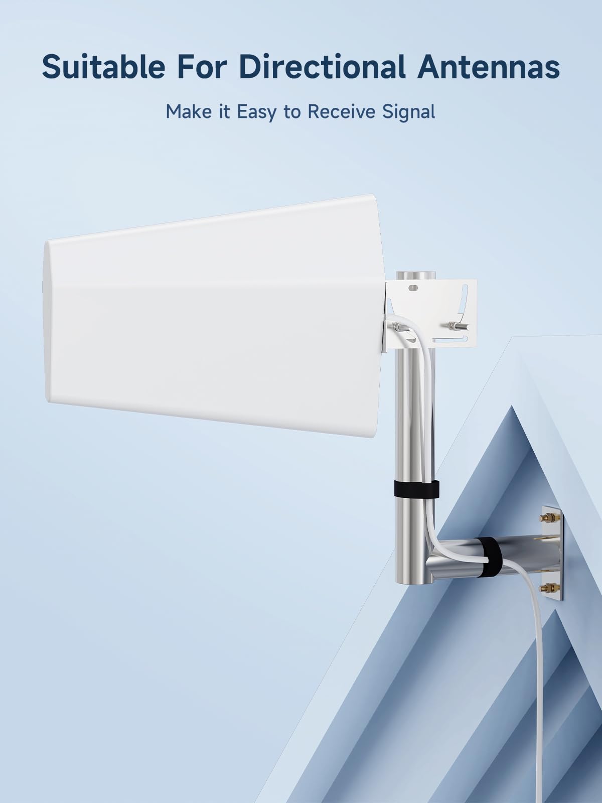 ANNTLENT Antenna Pole Mount L-Type for Outdoor Antenna - Universal 12