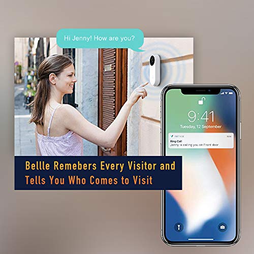 Video Doorbell A.I. WiFi HD Camera Doorbell with Facial Recognition