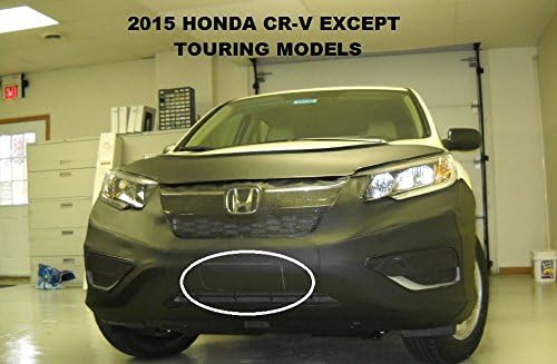 Lebra 2 piece Front End Cover Black - Car Mask Bra - Fits - 2015 Honda CR-V (except Touring)