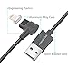 Smart&Cool Gen4 L-Shaped/Right Angle/90 degree Nylon Braided Super Magnetic Two-mode Charging and Data Sync Cable for i-Product and Android Mobile Devices (5 feet Gray Twin-Pack)
