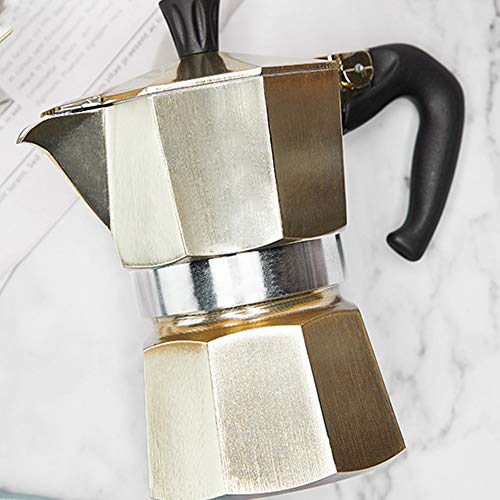 Lwieui Espressokocher Startseite Gebraut Maker Pot Mokka Topf Kaffeeutensilien Espresso-Kaffee-Topf Hausgemachte… – Bild 4