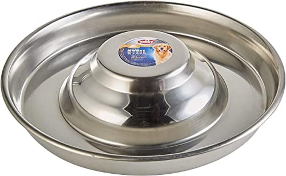 Nobby 73452 Puppy Food Ring Stainless Steel
