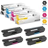 CS Compatible Brother TN436 TN-436 TN436BK TN436C TN436M TN436Y for HL-L8360CDW / L9310CDW MFC-L8900CDW / L9570CDW Toner Cartridges 4 Color Set