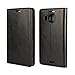 Microsoft Nokia Lumia 950XL Wallet Case, Cavor Crazy Horse Pattern Genuine Leather Folio Bookstyle Flip Case Cover Stand Function Card Slots/Cash Compartment Nokia Lumia 950 (5.7