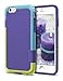 iPhone 6s Plus / 6 Plus Case, LoHi [Extra Front Raised Lip] Hybrid Impact 3 Color Shockproof Rugged Soft TPU Hard PC Bumper Cover 5.5 Inch Purple primary